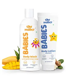 Tiny Mighty Baby Body Wash and Body Lotion - 200 ml Each