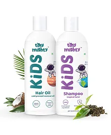 Tiny Mighty Kids Shampoo and Hair Oil - 200 ml Each
