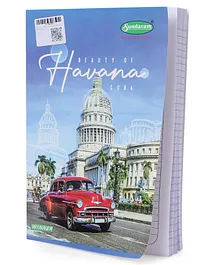 Sundaram Winner A4 Size Single Line Notebook Havana Print - 280 Pages