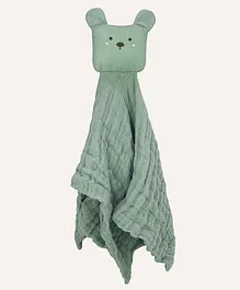 Abracadabra Organics Collectible Security Blanket with Cuddle Toy Koala Bear - Green