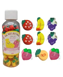 FunBlast Fruits Theme Eraser Pack of 57 - Multicolor