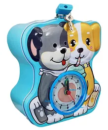 FunBlast Coin Box with Clock For Kids- Blue