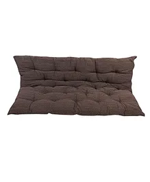 Faburaa Elite Multipurpose Soft Foldable Floor Cushion Cotton - Brown