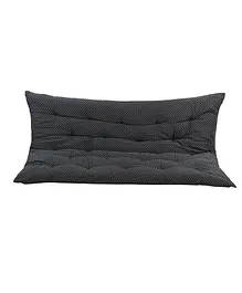 Faburaa Elite Multipurpose Soft Foldable Floor Cushion Cotton - Black