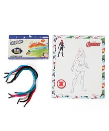 Skoodles Avengers Colouring Frames - Multicolour