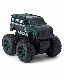 Monsto Friction Powered Military Truck - Green