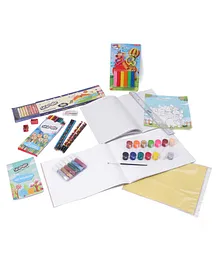 Skoodle Art & Activity Kit Station Kit With Bag - Blue