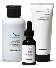 Minimalist Anti Aging Kit which will Visibly turn back the signs of aging with this comprehensive routine- 330 gms