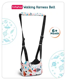 Babyhug Walking Harness Belt Rocket Print - Multicolor