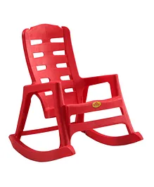 National Plastic Rocking Chair - Red