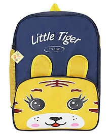 Frantic Yellow Ninja Tiger Bag for Kids - 14 Inches