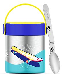 Rabitat Mealmate Theme Lunch Flask with Folding Spoon Spunky - 418 ml