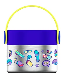 Rabitat Snack Mate Stainless Steel Formula Snack Jar Spunky - 218 ml