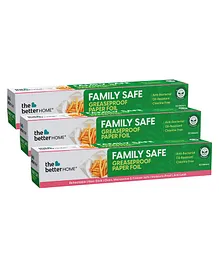 The Better Home Greaseproof Paper Foil Pack of 3 - 20 Meter Each