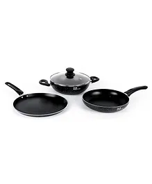  The Better Home Non Stick Induction Cookware Set Pack of 3 - Black