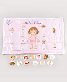 Woods for Dudes Play & Learn Body Parts Activity Mat - Multicolour