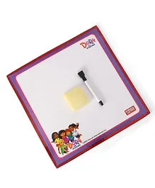 Dora & Friends 2 In 1 My Fun Board White Board Slide & Ladder Game - Pink & White