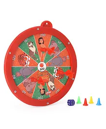 Jungle book 2 In 1 Round Magnetic Dart Board Small (Color & Print May Vary)