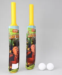 Motu Patlu My First Bat and Ball Pack of 2 (Color & Print May Vary)