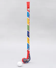 Hotwheels Hockey Stick With Ball Set( Color & Print May Vary )