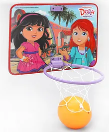 Dora & Friends Basketball Board Set Printed - Purple