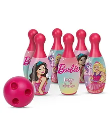 Barbie Bowling Set Large Pack Of 6 Pieces - Purple