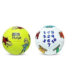 LIFEHUB Mini Football Pack of 2 - Multicolour