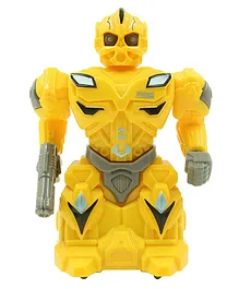 AKN TOYS Robocop Robot Bumble Bee Transformation Unbreakable Friction Toy for Kids Boys (Colour May Vary) - Height 13 cm