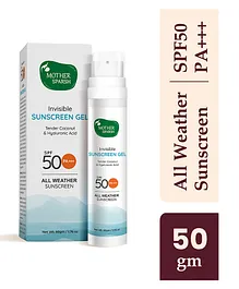 Mother Sparsh SPF 50 Invisible Sunscreen Gel - 50 gm