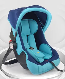 Dash Multi Purpose Baby Carry Cot Cum Car Seat with Recline Position- Blue