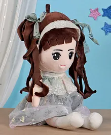 Kiddybuddy Small Girl Candy Doll Grey  - Height 45 cm