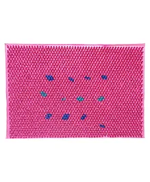 Voolex Flower Design Mat-PINK
