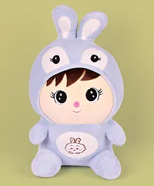 DukieKooky Kids Blue Rabbit Soft Toys - Height 30 cm