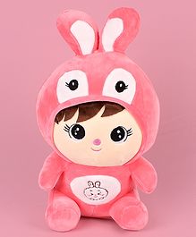DukieKooky Kids Pink Rabbit Soft Toys - Height 30 cm