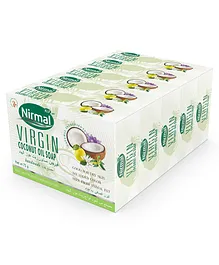 KLF Nirmal Virgin Coconut Oil Soap Pack of 5 - 75 g Each