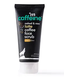 mCaffeine Naked & Raw Latte Coffee Face Scrub - 75 gm