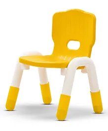 Baybee Study Table Chair with Non-Slip Base & High Backrest - Yellow