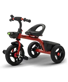 Baybee Smart Plug & Play Kids Tricycle Cycle with Bell Front & Rear Baskets - Red