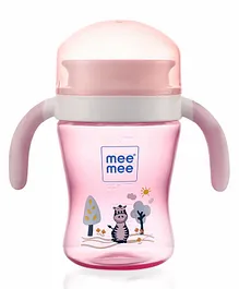 Mee Mee BPA Free Easy Grip 360 Trainer Sipper Cup Pink - 240 ml