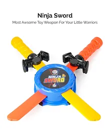 Ratnas Ninja Sword Pack Of 3 - Blue And Red