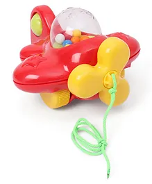 ELC Pull Along Popping Plane- Multicolor