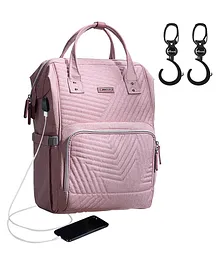 Sunveno Diaper Bag & Stroller Hooks - Nova Pink
