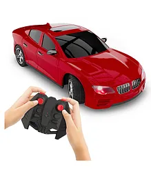 Mirana USB Rechargeable Racing RC Car with Nitro Booster | High Speed Remote Control Toy Gift for Boys and Kids Girls (Candy Red)