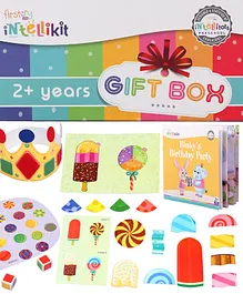 Intellikit Story Book Based Gift Box for Age 2 to 3 - Multicolour