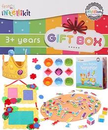 Intellikit Story Book Based Gift Box for Age 3 to 4  - Multicolour