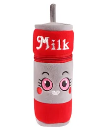 SS Impex Milk Bottle Cover Soft and Attractive Feeding bottle Cover Grey and Red