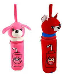 SS Impex Milk bottle cover First Trend High Quality Daily use attractive Bottle Cover Pack of 2 Pink Red