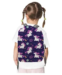 Right Gifting Water Repellent Unicorn Theme Backpack Rain Cover - Blue