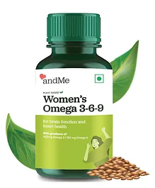 AndMe Plant based Omega 3 6 9 Capsules Vegan - 60 Capsules
