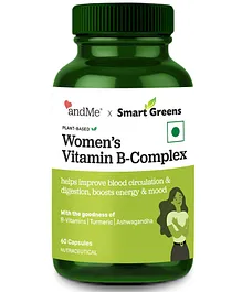 andMe Smart Greens Vitamin B-Complex Capsules - 60 Capsules